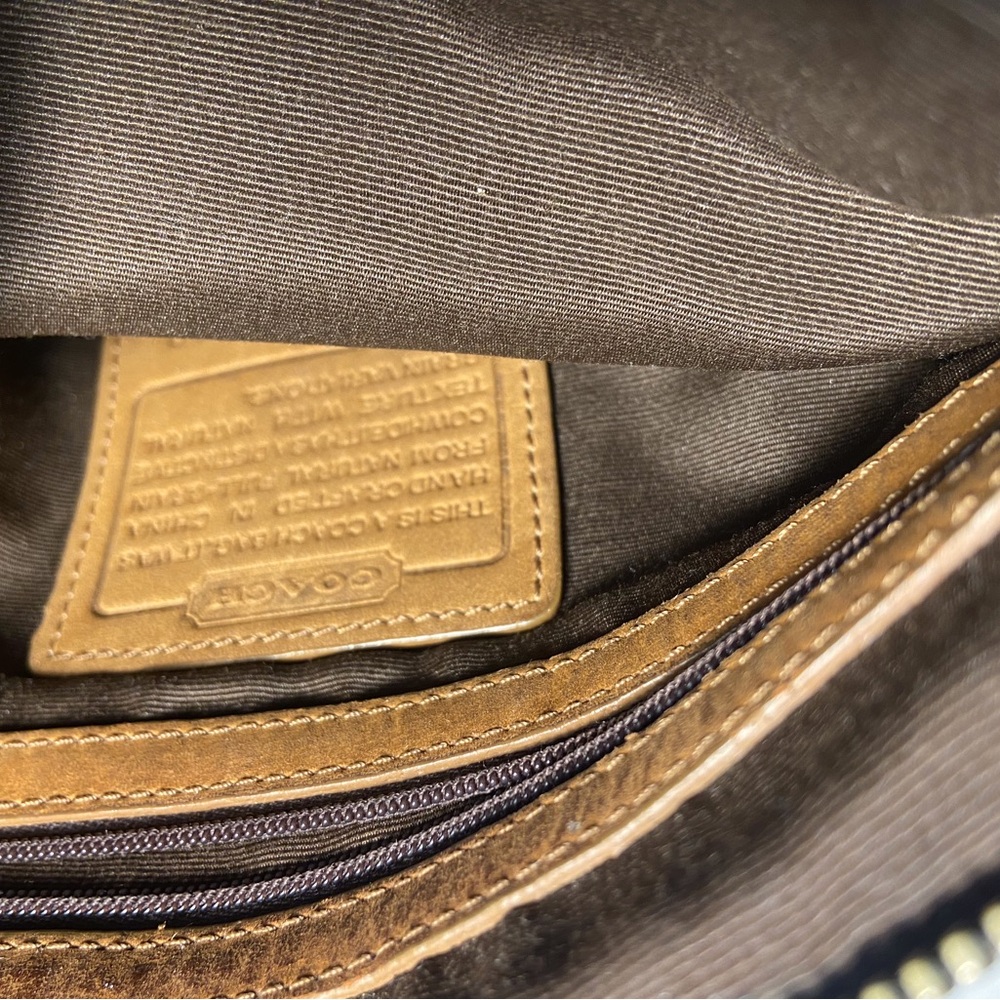 Coach Tan and Brown Men's Backpack